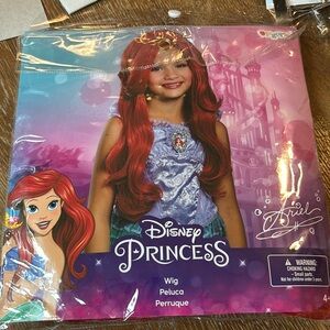 Disney Princess Child’s Ariel Little Mermaid Red Wig Disguise Costume